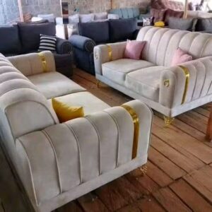 Susi-Style Carved Sofa Set in Kenya